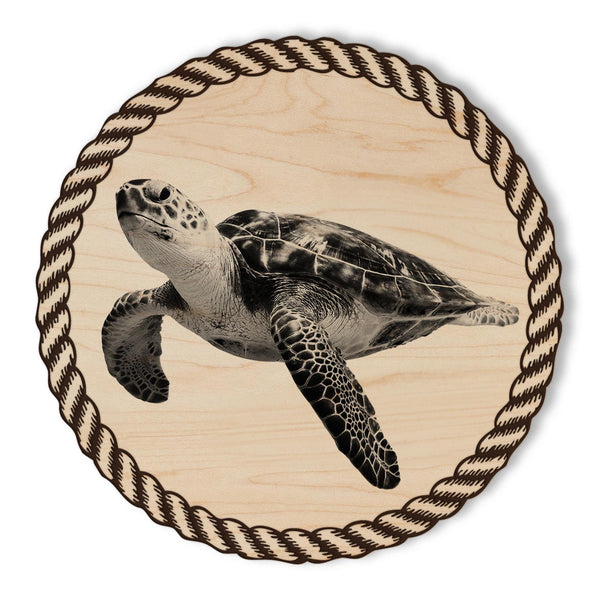 Turtle Coaster - Crafted from Cherry or Maple Wood