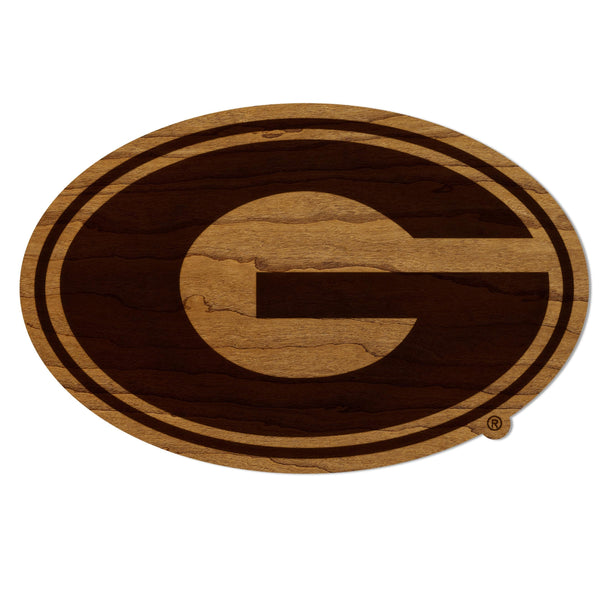 University of Georgia Athletic G Magnet - Crafted from Cherry or Maple Wood - Georgia Bulldogs