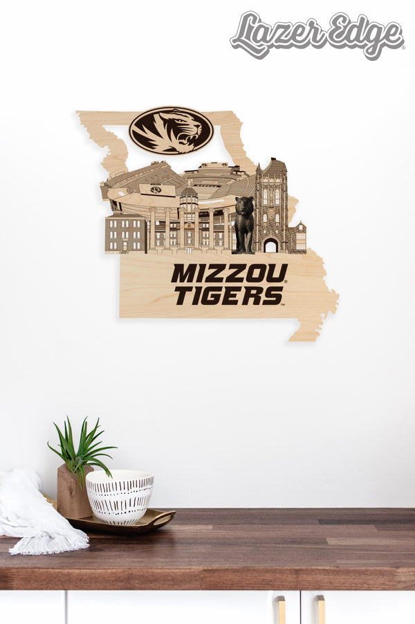 University of Missouri Skyline Wall Hanging – Crafted from Cherry and  Maple Wood