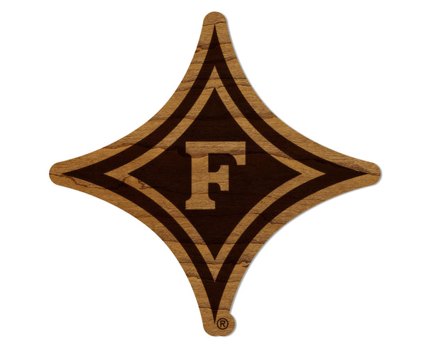 Furman University Paladins Magnet - Crafted from Cherry or Maple Wood - Furman Paladins