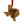 Load image into Gallery viewer, Texas Tech University Double T on State Ornament – Crafted from Cherry and Maple Wood – Texas Tech Red Raiders

