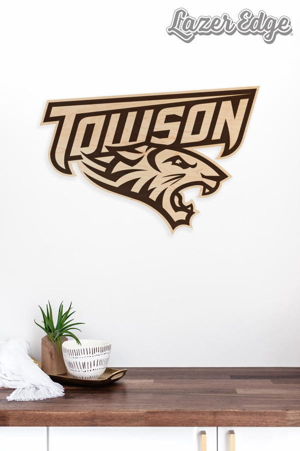 Towson University Tiger Cutout Wall Hanging – Crafted from Cherry and  Maple Wood - Towson Tigers