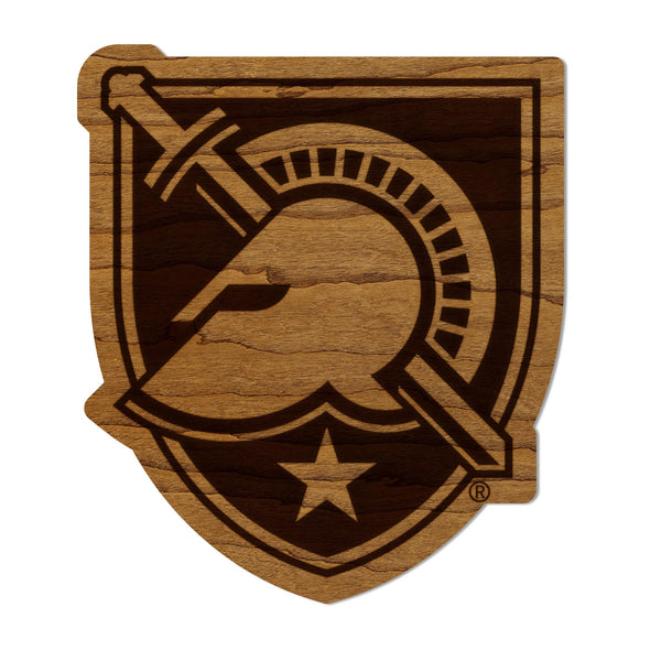 West Point University Army Shield Magnet - Crafted from Cherry or Maple Wood - West Point Black Knights