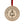 Load image into Gallery viewer, Gardner Webb University Seal Ornament – Crafted from Cherry Wood – Gardner Webb Bulldogs

