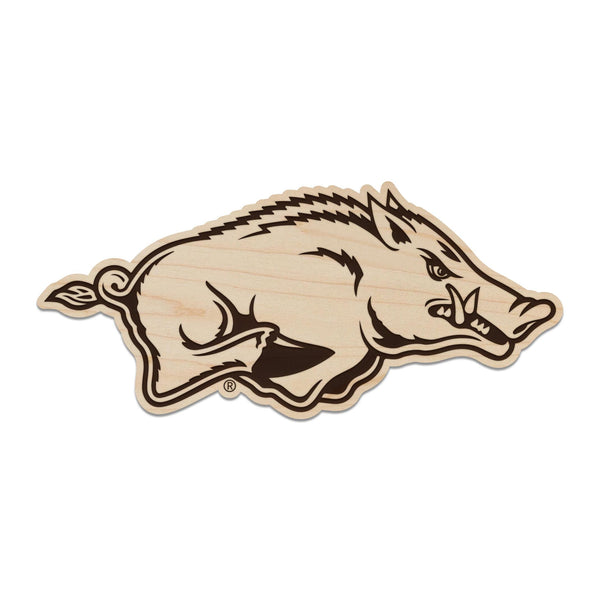 University of Arkansas Razorbacks Magnet - Crafted from Cherry or Maple Wood - Arkansas Razorbacks