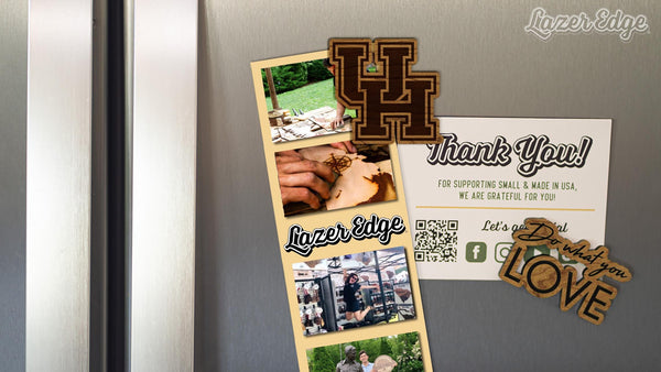 University of Houston UH Magnet - Crafted from Cherry or Maple Wood - Houston Cougars