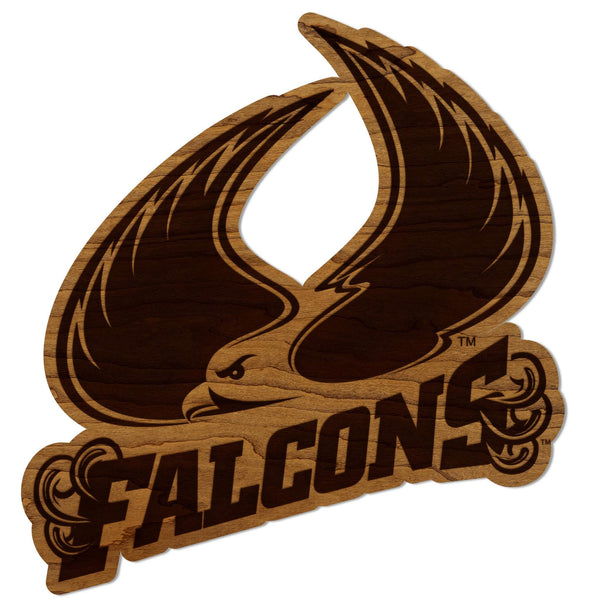 Saint Augustine's University Falcons Wall Hanging - Crafted from Cherry or Maple Wood -  SAU Falcons