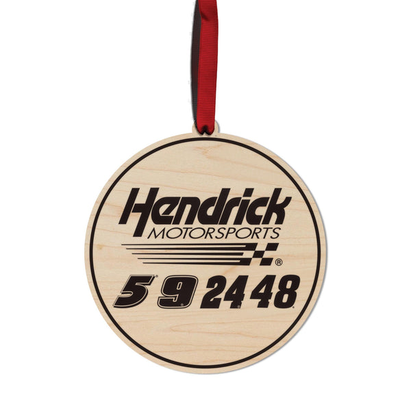 Hendrick Motorsports Drivers Wooden Ornament | Crafted from Cherry and Maple Wood | Made in USA Officially Licensed by Hendrick Motorsports