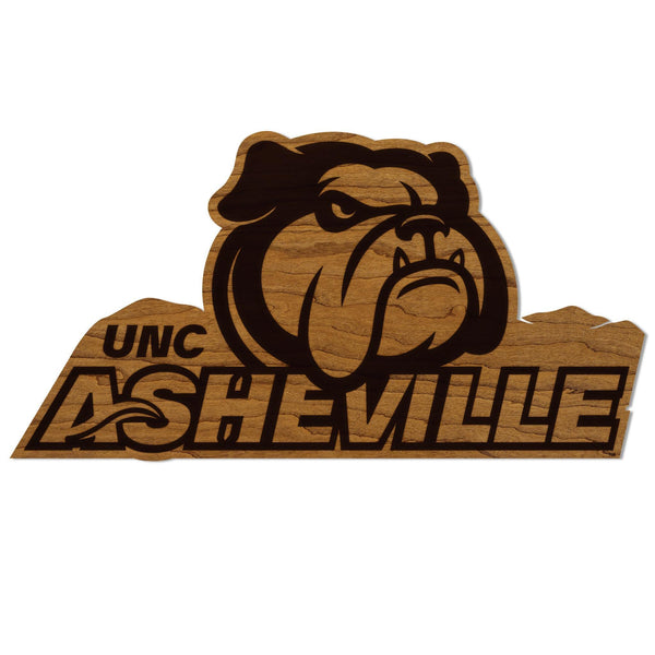 UNC Asheville Logo Cutout Wall Hanging – Crafted from Cherry and  Maple Wood