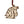 Load image into Gallery viewer, Washington State University Cougar Ornament – Crafted from Cherry and Maple Wood – Washington State Cougars
