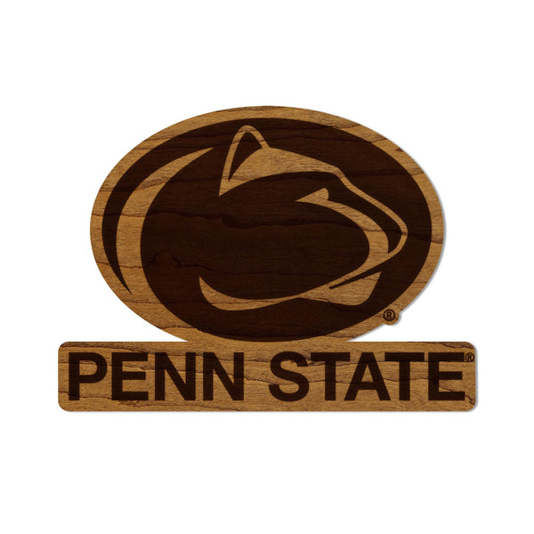 Penn State Nittany Lions Magnet - Crafted from Cherry or Maple Wood - Penn State Nittany Lions