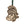 Load image into Gallery viewer, Michigan State University Vault Sparty Ornament – Crafted from Cherry and Maple Wood – Michigan State Spartans

