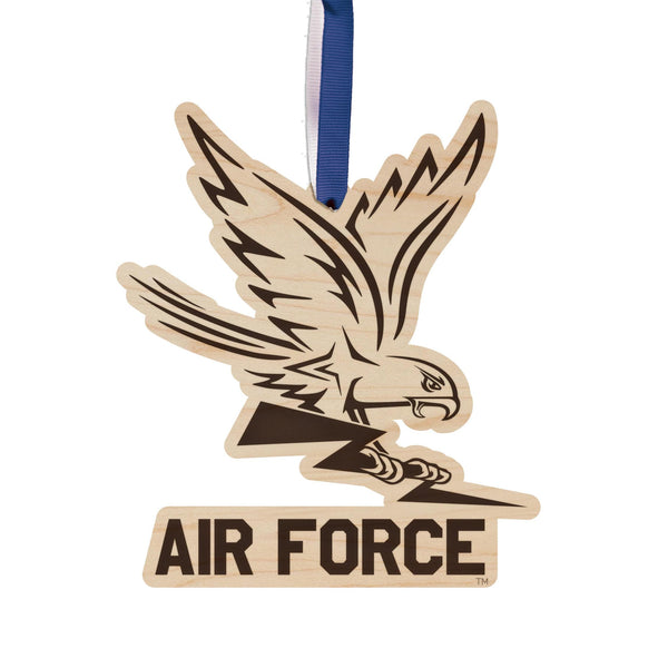 Air Force Academy Falcons Ornament – Crafted from Cherry and Maple Wood – Air Force Falcons
