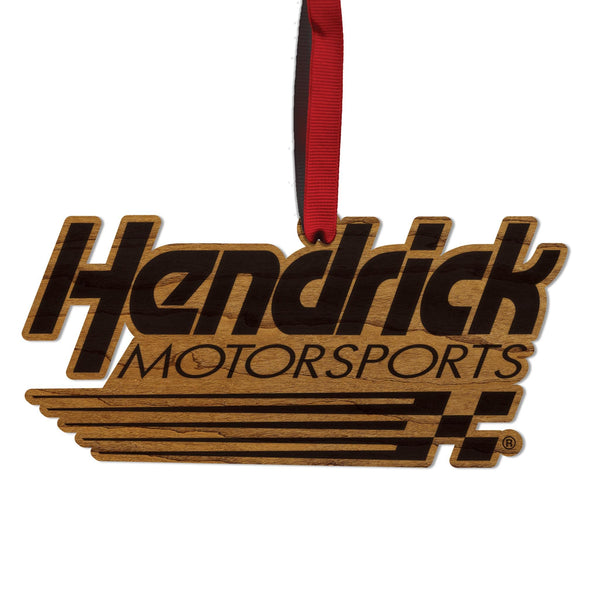 Hendrick Motorsports Wooden Ornament  | Crafted from Cherry and Maple Wood | Made in USA | Officially Licensed by Hendrick Motorsports