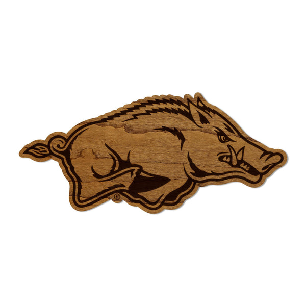 University of Arkansas Razorbacks Magnet - Crafted from Cherry or Maple Wood - Arkansas Razorbacks