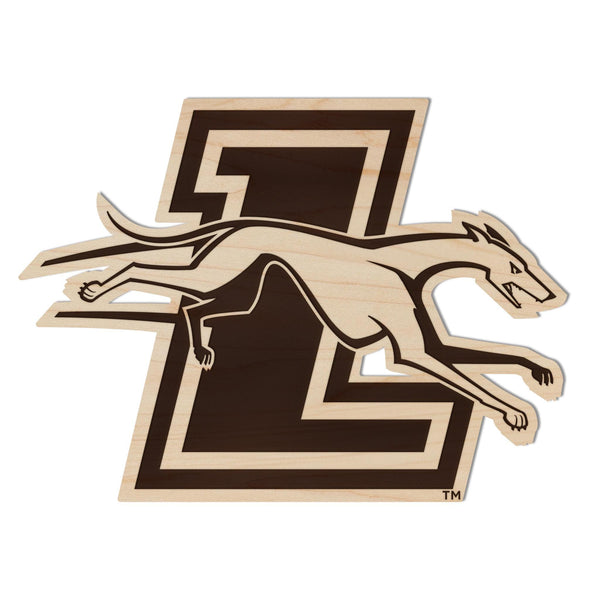 Loyola University Maryland Logo Magnet - Crafted from Cherry or Maple Wood - Loyola Maryland Greyhounds