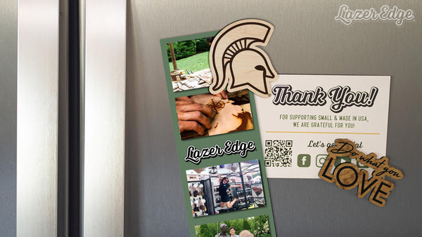 Michigan State University Spartan Magnet - Crafted from Cherry or Maple Wood - Michigan State Spartans