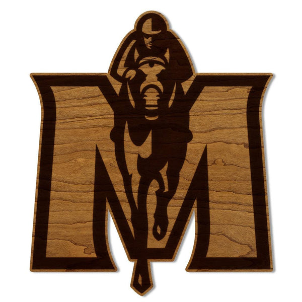 Murray State University Logo Cutout Wall Hanging - Crafted from Cherry or Maple Wood - Murray State Racers