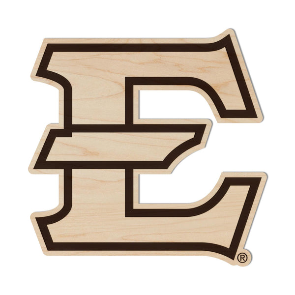 East Tennessee State University Block E Magnet - Crafted from Cherry or Maple Wood - East Tennessee State Buccaneers