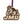 Load image into Gallery viewer, James Madison University Duke Dog Ornament – Crafted from Cherry and Maple Wood – JMU Dukes
