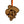 Load image into Gallery viewer, Oklahoma State Pistol Pete Ornament – Crafted from Cherry and Maple Wood – OSU Cowboys
