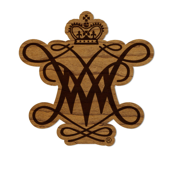 William and Mary Cypher Magnet - Crafted from Cherry or Maple Wood - William and Mary Griffins