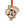 Load image into Gallery viewer, Oklahoma State Pistol Pete Ornament – Crafted from Cherry and Maple Wood – OSU Cowboys
