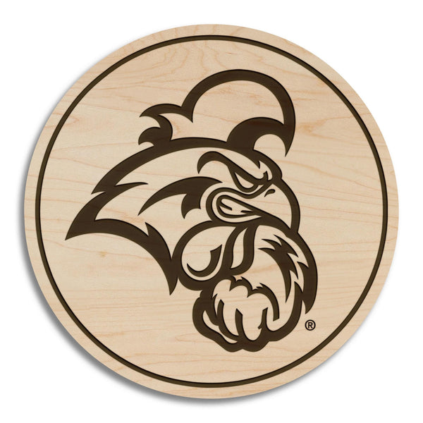 Coastal Carolina University Chanticleers Coaster – Crafted from Cherry or Maple Wood – Coastal Carolina Chanticleers