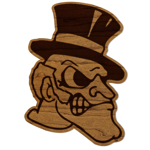 Wake Forest University Demon Deacon Magnet - Crafted from Cherry or Maple Wood - Wake Forest Demon Deacons