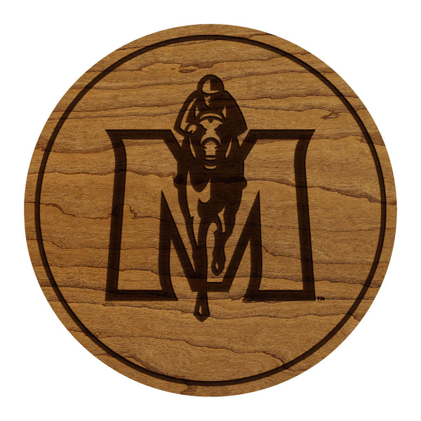 Murray State University Racers Coaster – Crafted from Cherry or Maple Wood – Murray State Racers