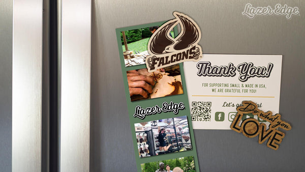 Saint Augustine's University Falcons Magnet - Crafted from Cherry or Maple Wood - SAU Falcons
