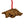 Load image into Gallery viewer, University of Arkansas Razorbacks Ornament – Crafted from Cherry and Maple Wood - Arkansas Razorbacks
