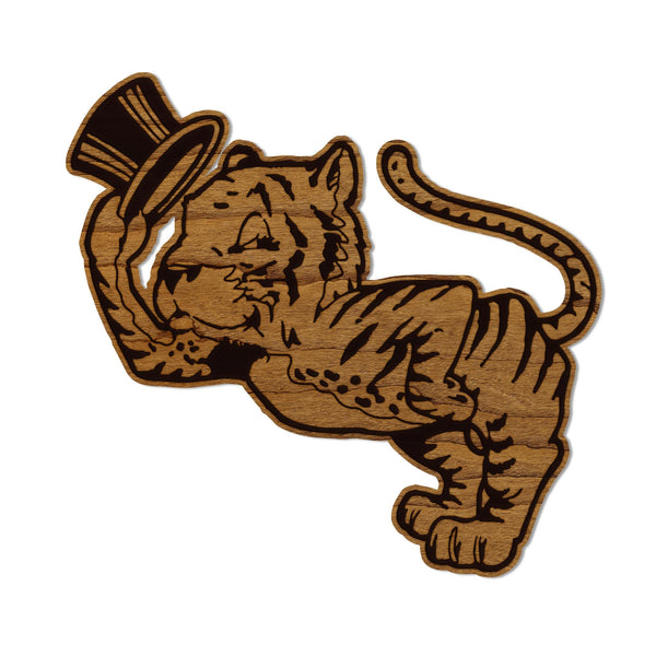 Clemson University Tiger Paw Magnet - Crafted from Cherry or Maple Wood