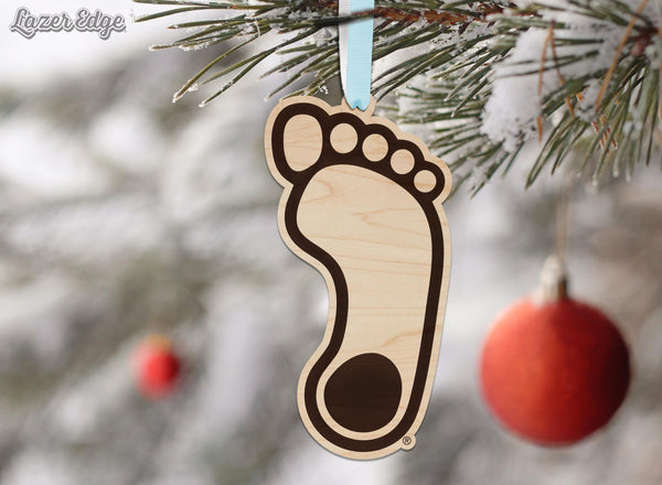 University of North Carolina Chapel Hill Tar Heel Ornament – Crafted from Cherry and Maple Wood – UNC Tar Heels