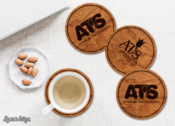 American Trauma Society Logo Coaster
