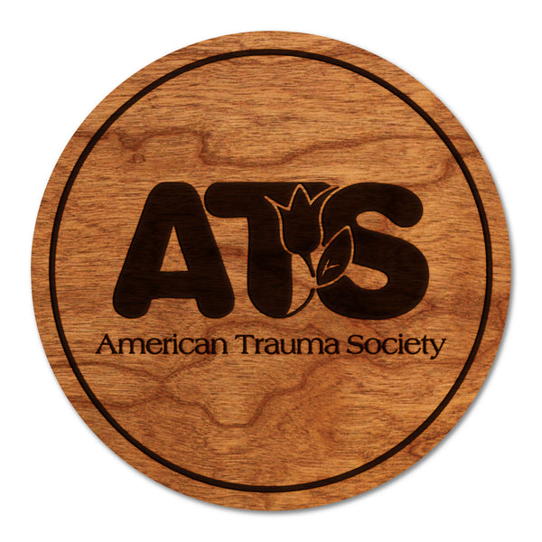 American Trauma Society Logo Coaster