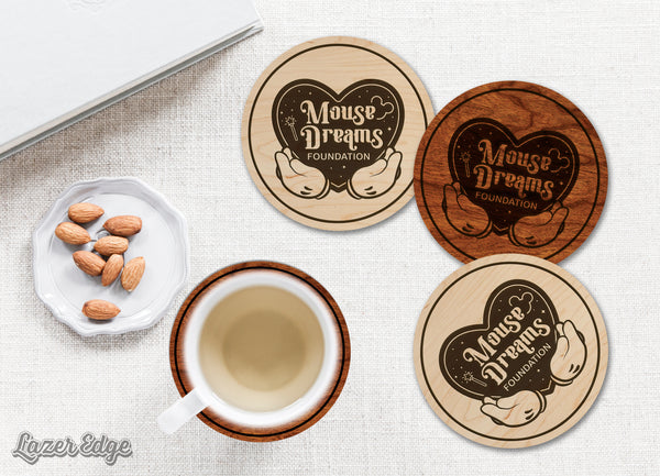 Mouse Dreams Maple Coaster
