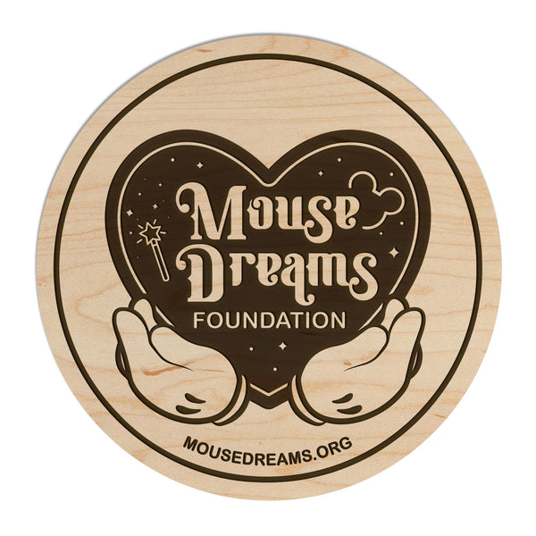 Mouse Dreams Maple Coaster