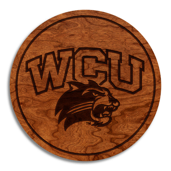 Western Carolina University Coaster WCU Logo