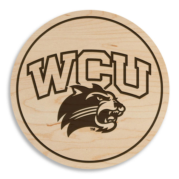 Western Carolina University Coaster WCU Logo