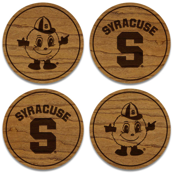 Syracuse University Variety Pack Wooden Coaster 4 Pack