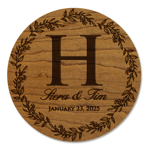 Custom Wedding Coaster