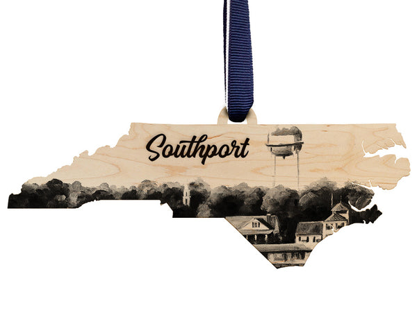 Custom Southport NC Ornament