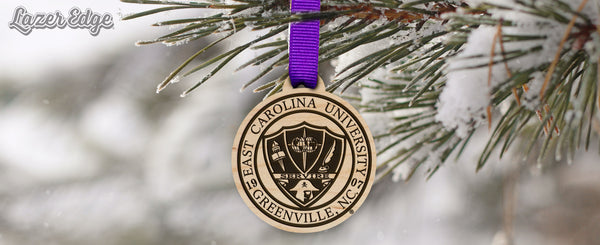 East Carolina University Seal Maple Tiny Ornament