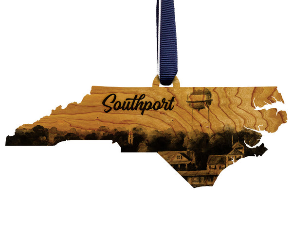 Custom Southport NC Ornament