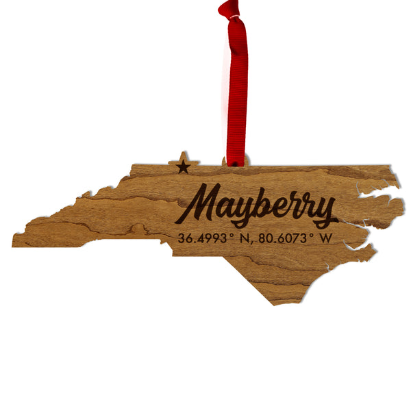 Mayberry NC, Coordinates Ornament