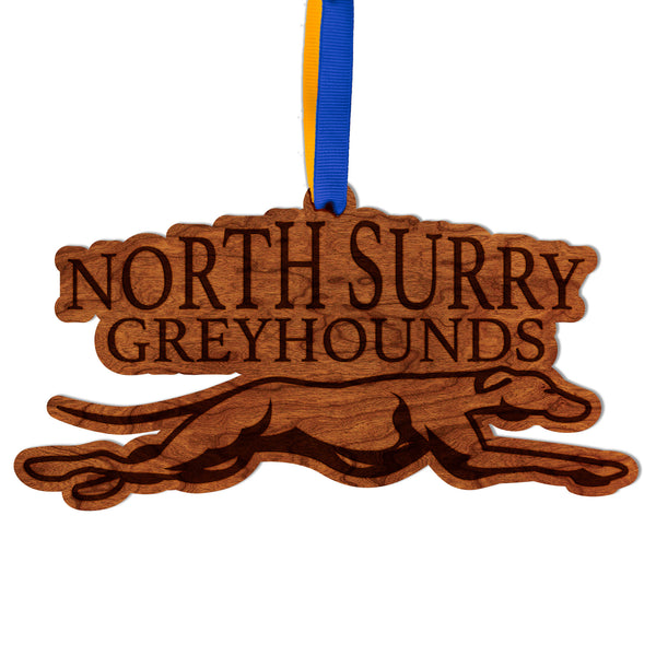 North Surry High School Ornament North Surry High School Greyhound