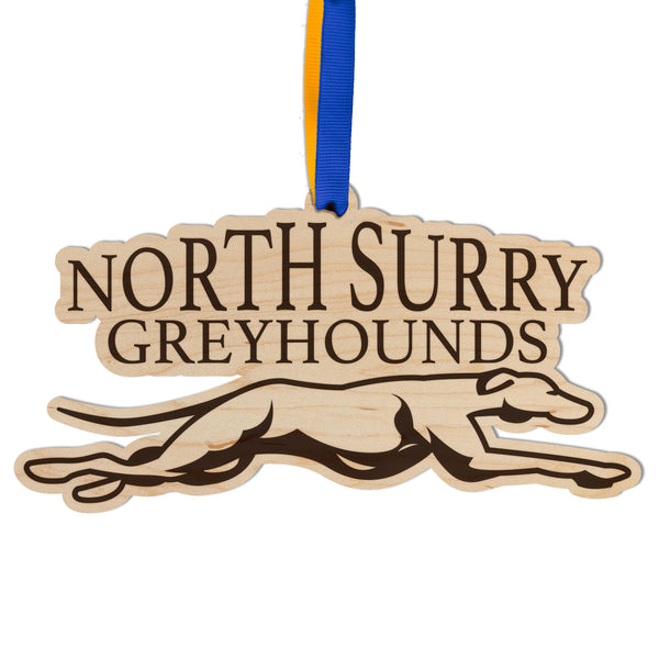North Surry High School Ornament North Surry High School Greyhound