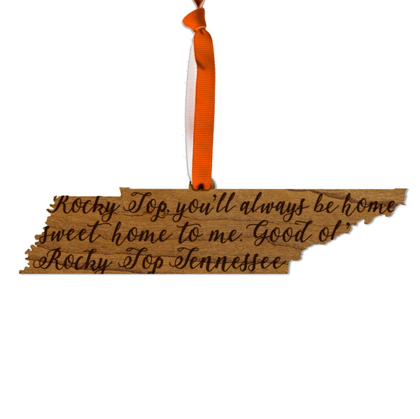 State Map Ornament Rocky Top TN