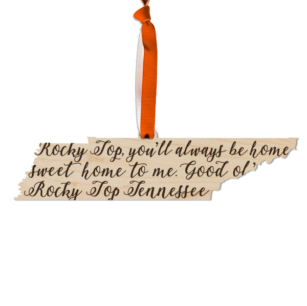 State Map Ornament Rocky Top TN